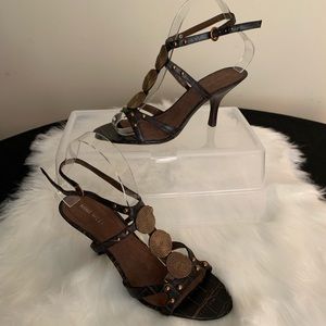 Nine West Brown Sandals Size 7M